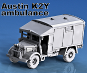 1:100 Scale - Austin K2Y Ambulance